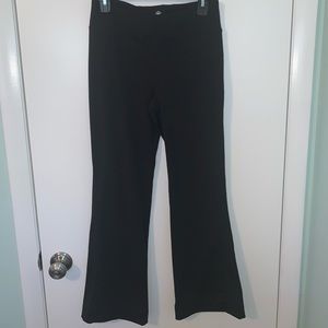 Black Gaiam Yoga pants Sz M hemmed